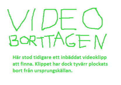 Video borttagen